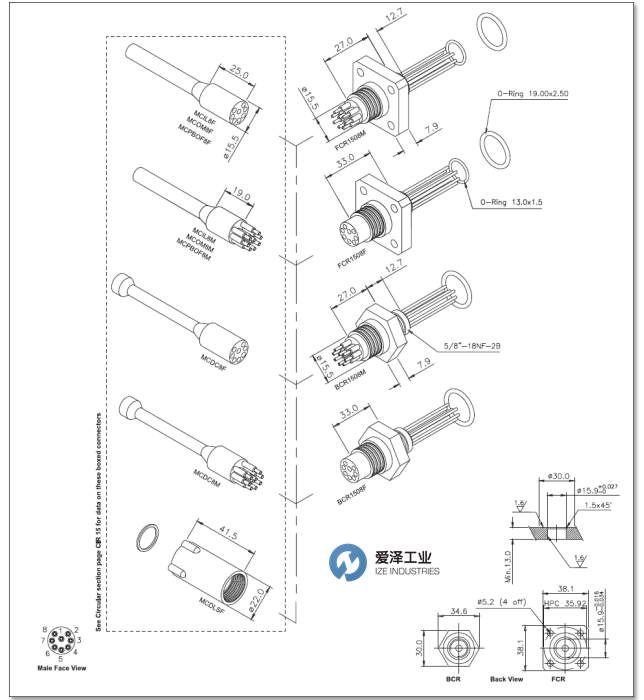 SUBCONN水密连接器FCR1508M 爱泽工业 izeindustries（1）.png